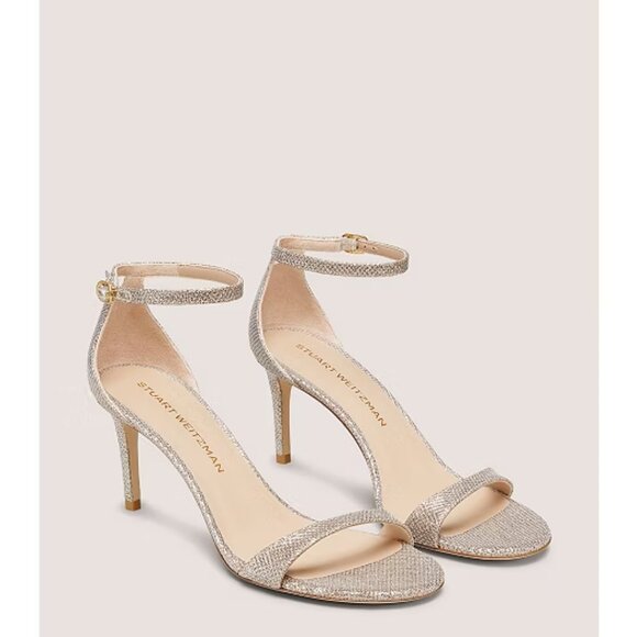 NEW STUART WEITZMAN Made In Spain Sandals 75 in poudre 1225 8t4 - Picture 2 of 11